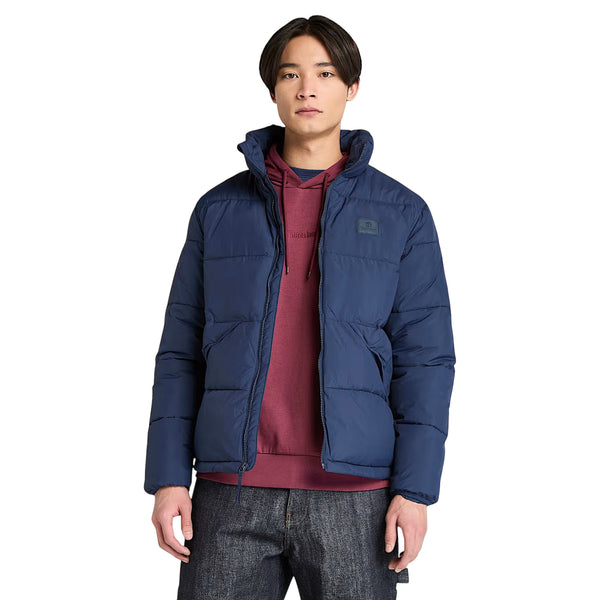 Giubbotto Puffer Invernale Unisex Blu modello frontale