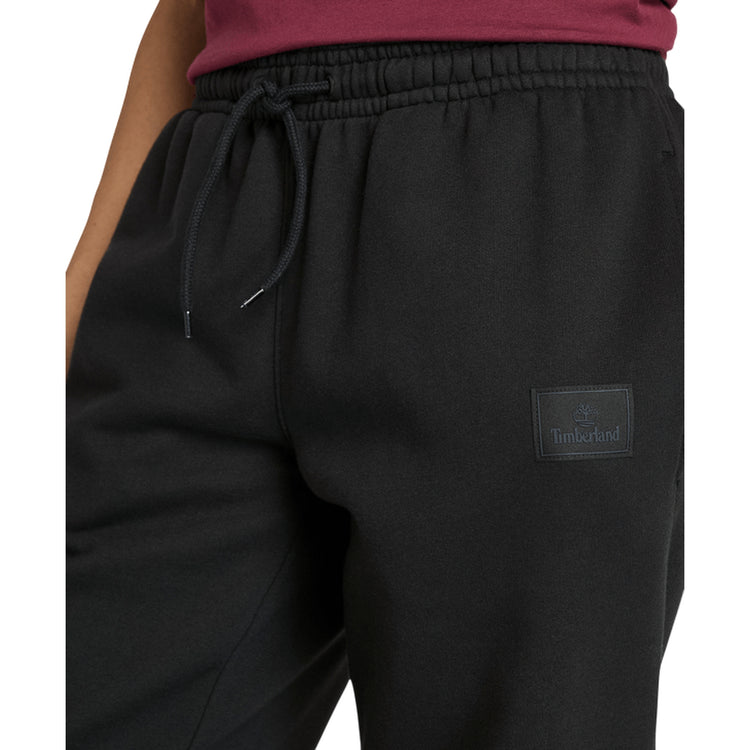 Pantaloni Unisex con logo in silicone Nero dettaglio