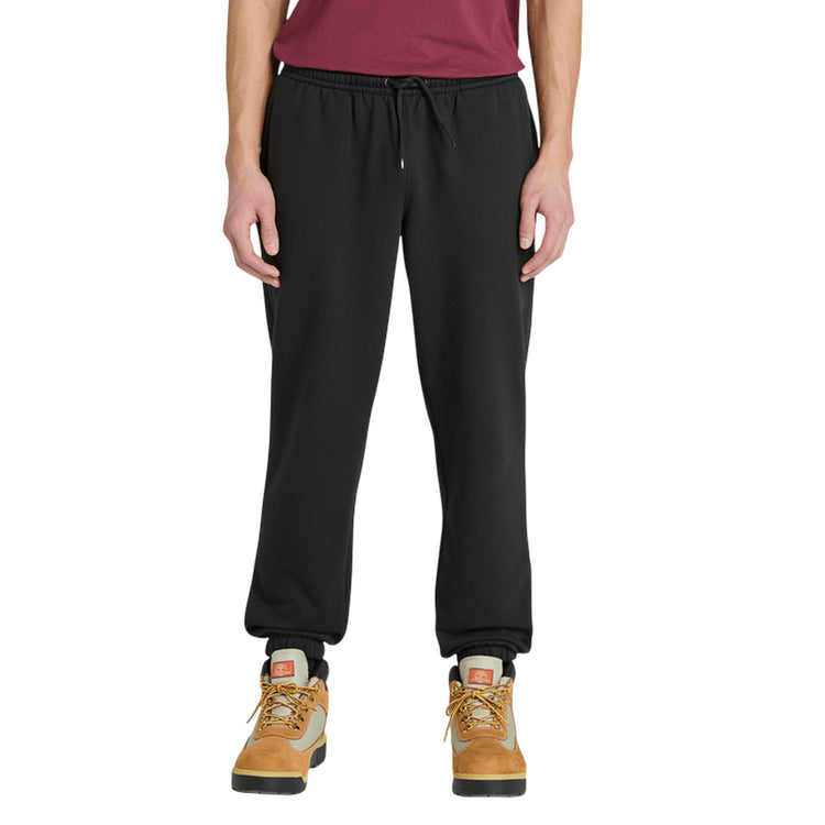 Pantaloni Unisex con logo in silicone Nero modello frontale