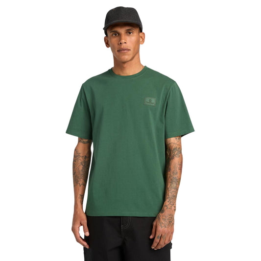 T-shirt Unisex con targhetta con logo Verde modello