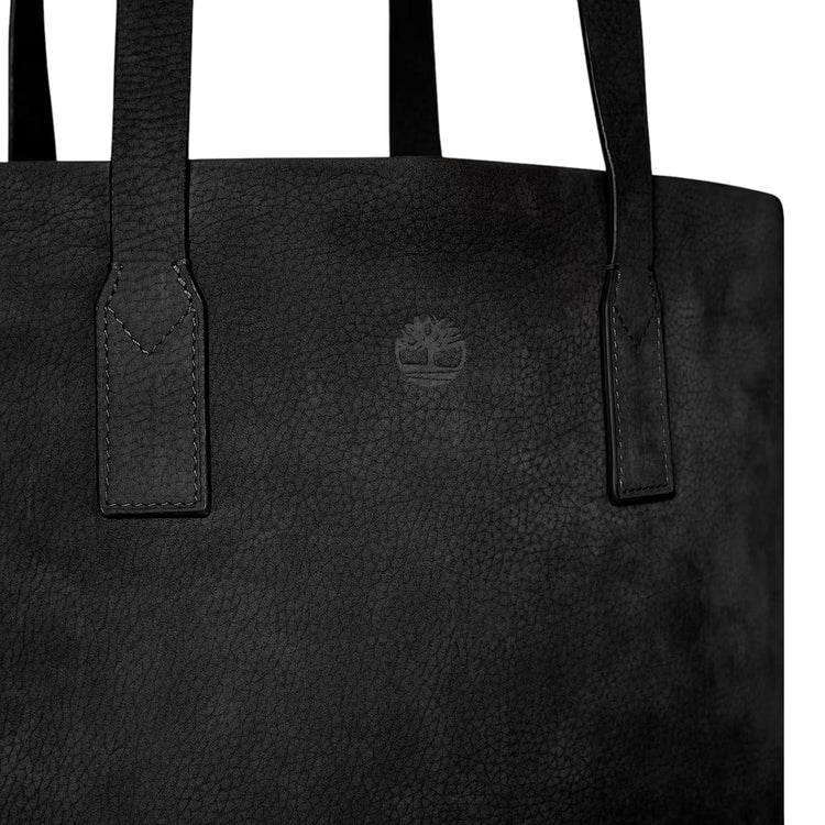 Borsa Tote Donna in pelle nera dettaglio