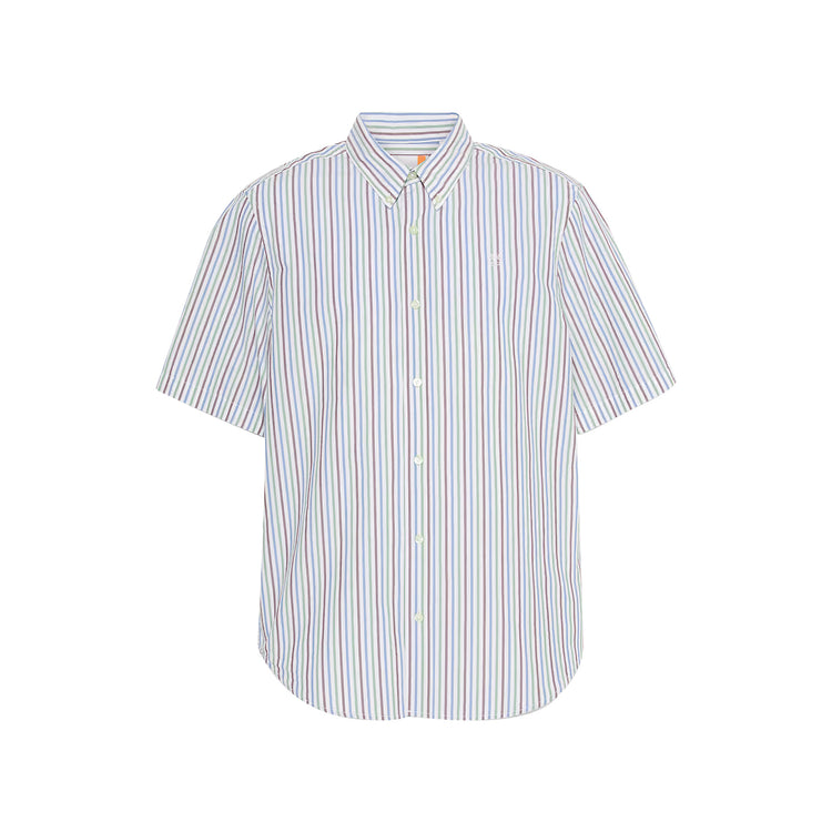 Camicia Uomo a righe con maniche corte