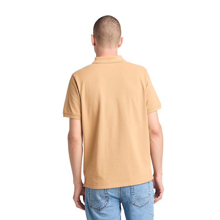 Polo in Piqué Uomo Millers River Giallo modello retro