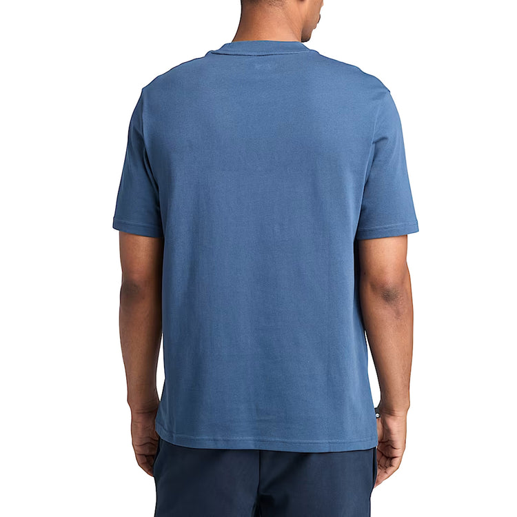 T-shirt Uomo Hampton Blu modello retro