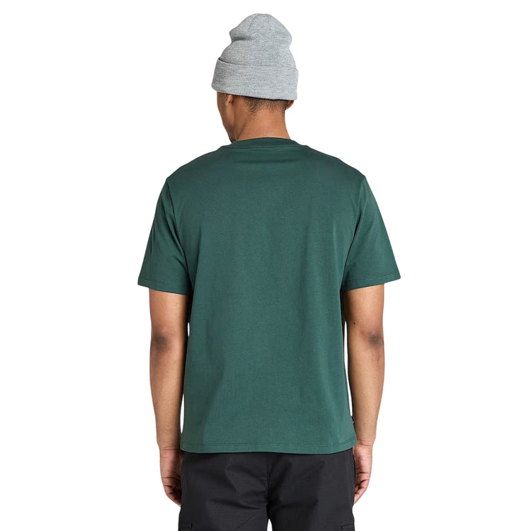 T-shirt Uomo a maniche corte Hampton Verde modello retro