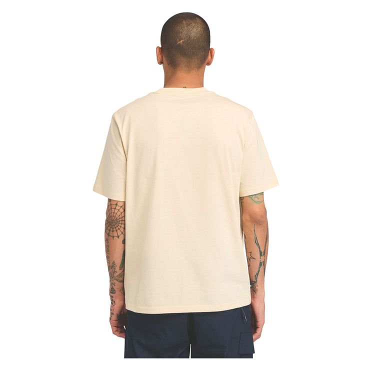 T-shirt Uomo a maniche corte Hampton Beige modello retro