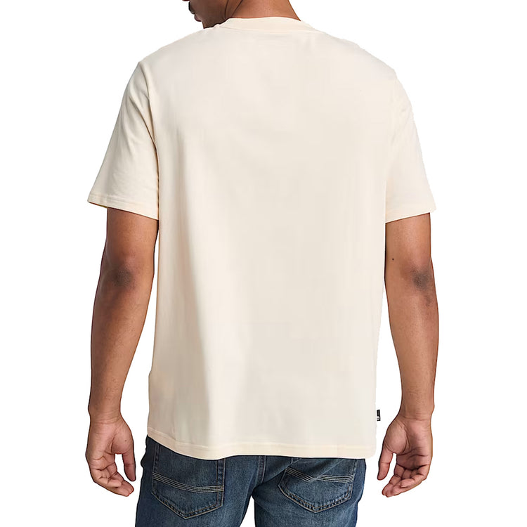 T-shirt Uomo Hampton Beige modello retro