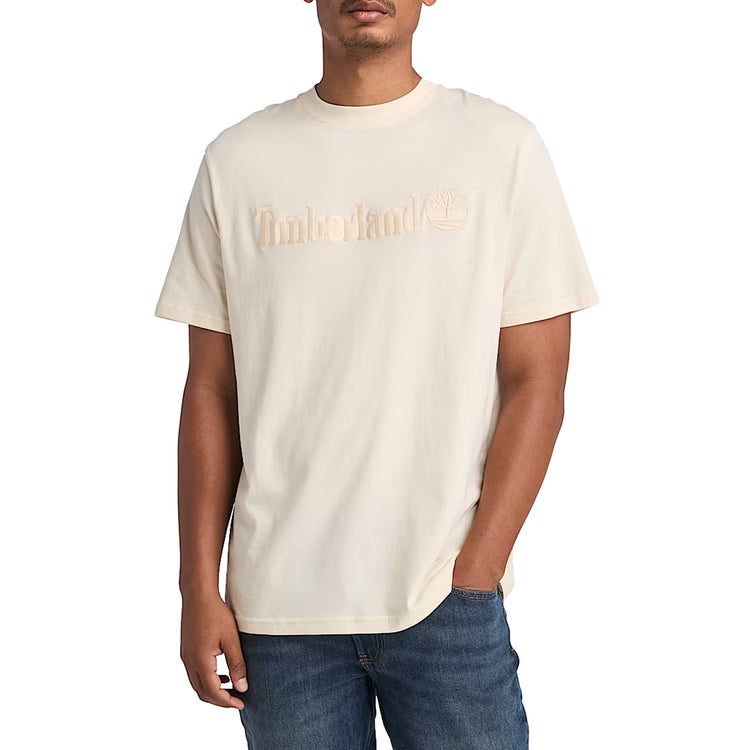 T-shirt Uomo Hampton Beige modello frontale