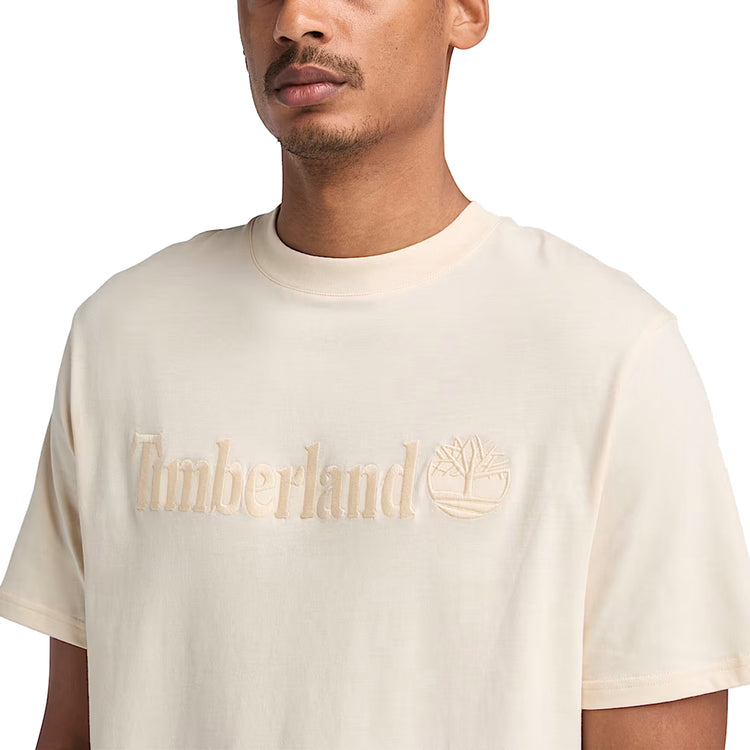 T-shirt Uomo Hampton Beige modello frontale ravvicinato