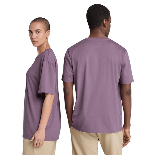 T-shirt Unisex Viola con piccolo logo stampato modelli