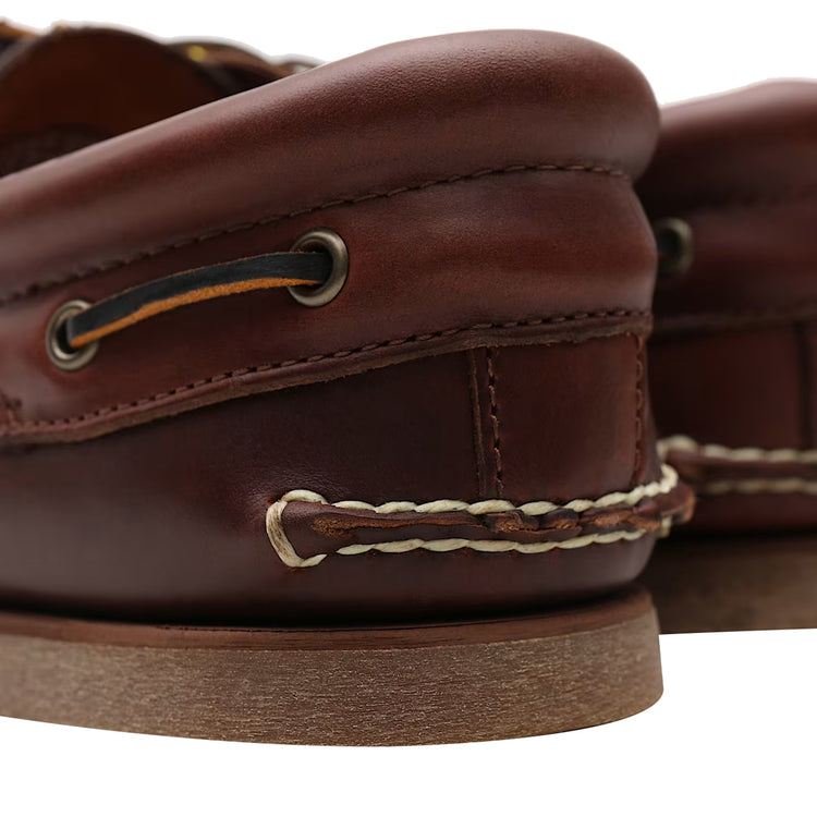 Scarpa da Barca Uomo Classica Authentic Marrone dettaglio retro