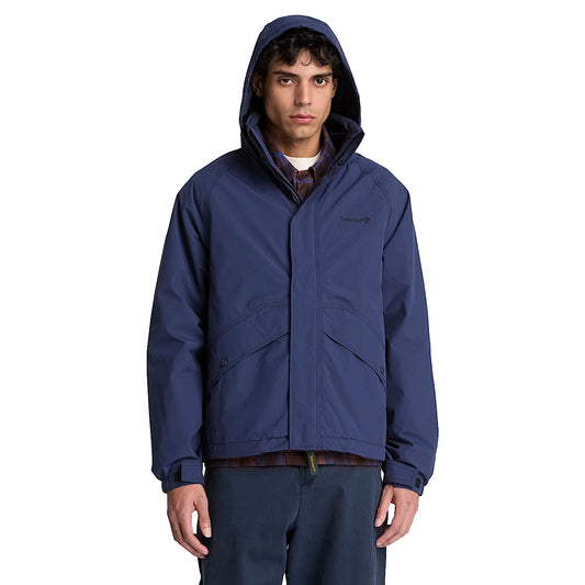 Giacca Impermeabile Uomo 3 in 1 Blu modello frontale