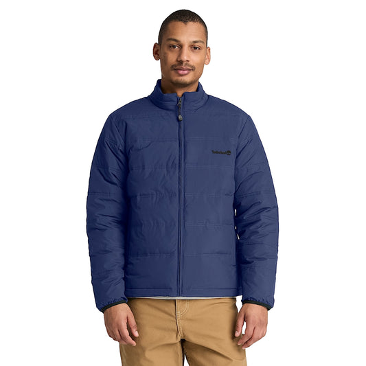 Piumino idrorepellente Uomo Axis Peak Blu modello frontale