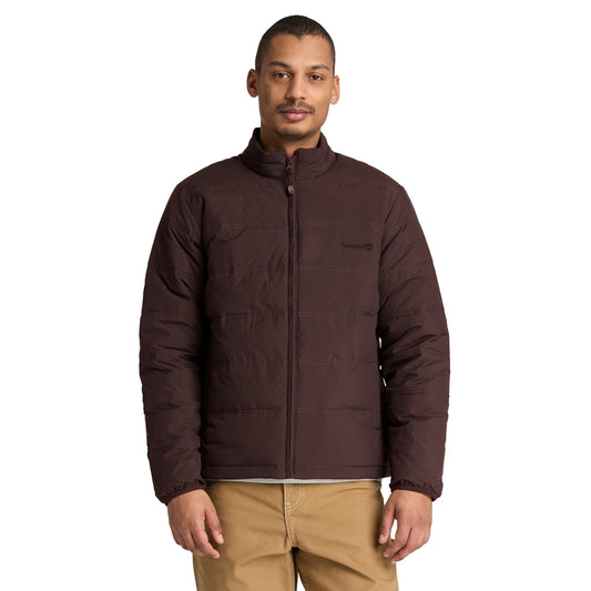 Piumino idrorepellente Uomo Axis Peak Marrone modello frontale