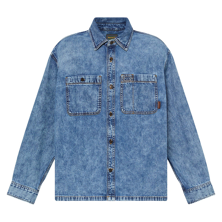 Camicia Uomo in denim con tasche