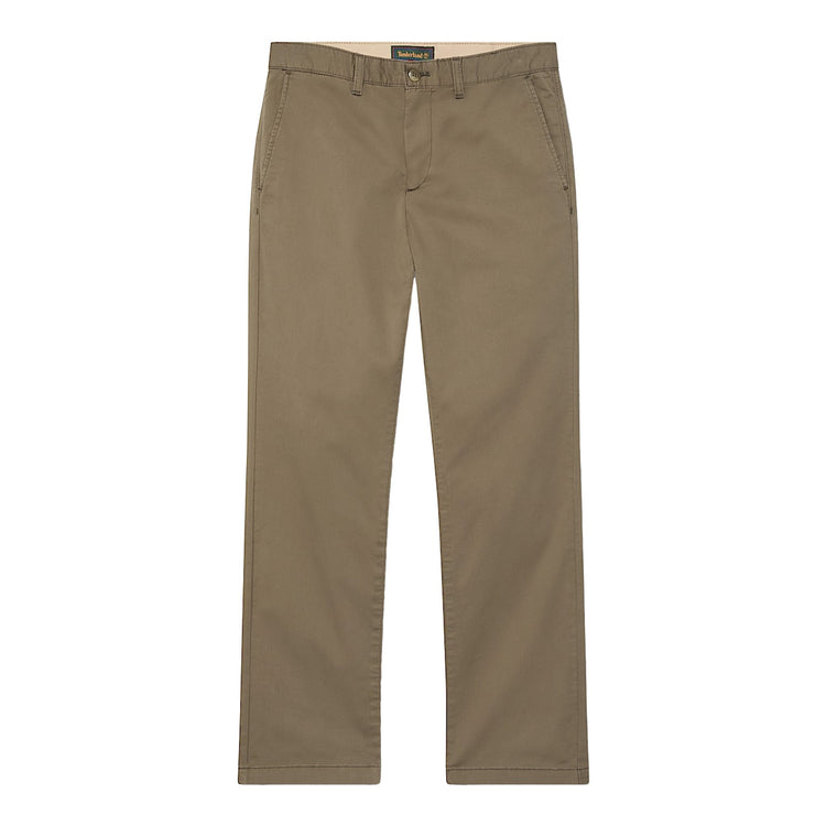 Pantaloni Uomo Chino Claremont gamba dritta Verde