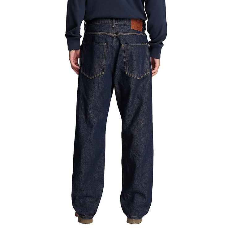 Jeans Uomo Slim fit Blu scuro modello retro