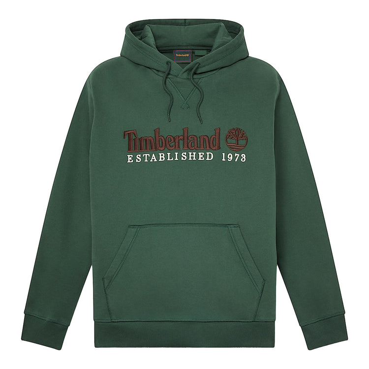 Felpa Uomo con logo Established 1973 Verde