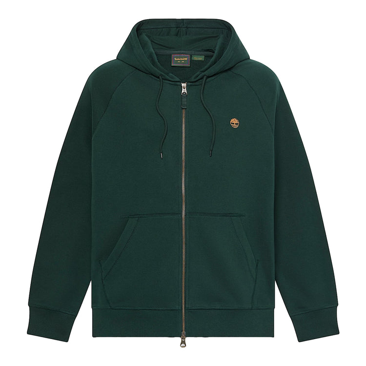 Felpa Uomo Exter River con zip Verde
