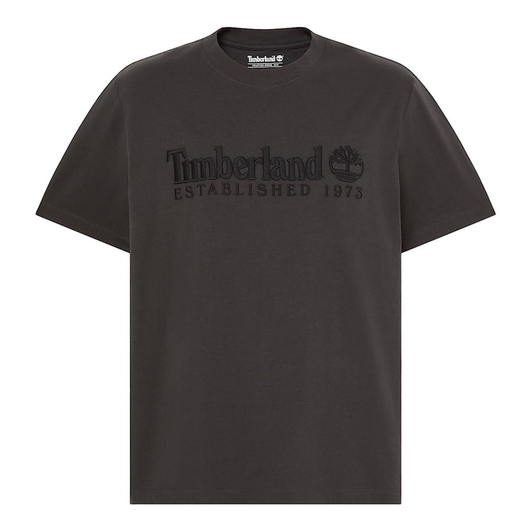 T-shirt Uomo Nero con ricamo Established 1973