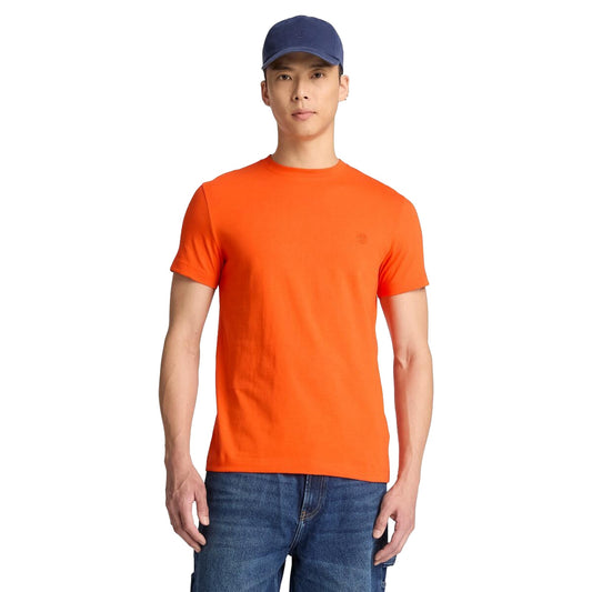 T-shirt Uomo Slim Dunstan River Arancione modello frontale