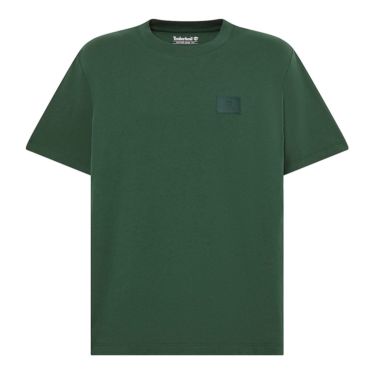 T-shirt Uomo con logo in silicone Verde