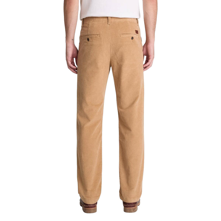 Pantalone Uomo Claremont in velluto a coste giallo modello retro