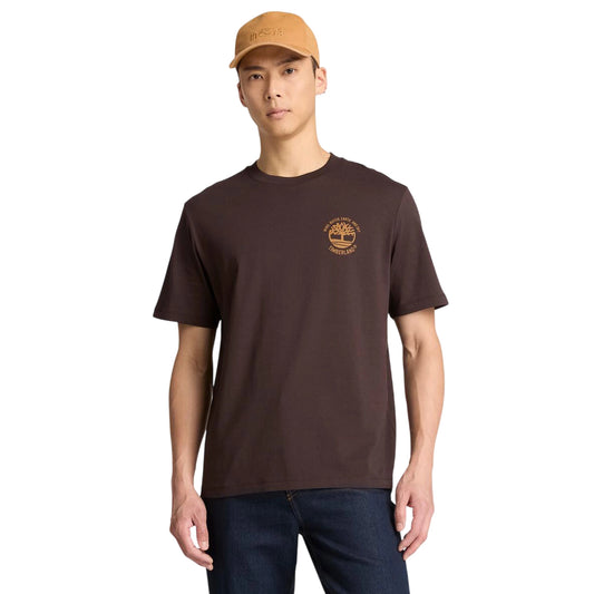 T-shirt Uomo girocollo, con maxi stampa posteriore