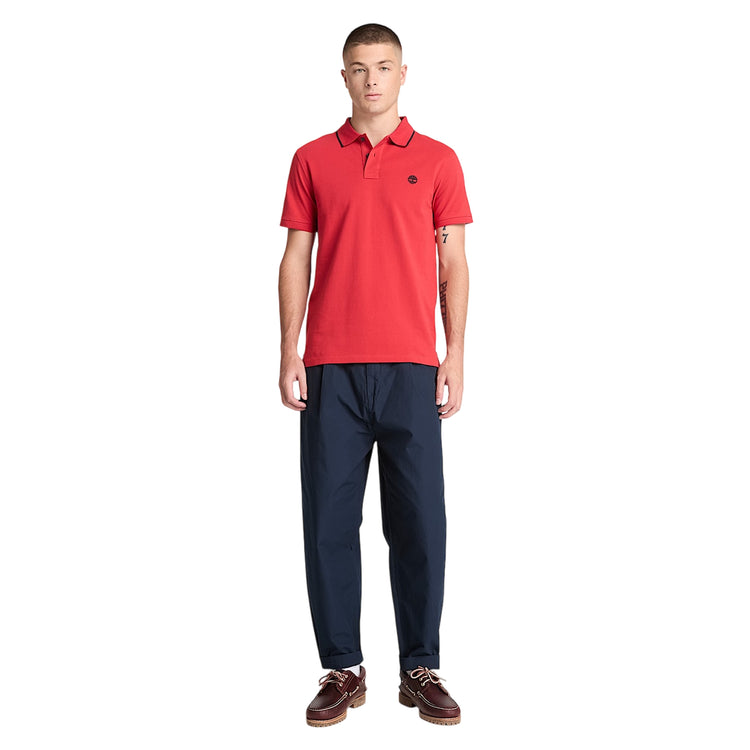 Pantaloni Chino Claremont Plissettati Uomo