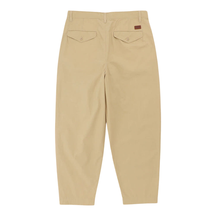 Pantaloni Beige Uomo Plissettati Claremont