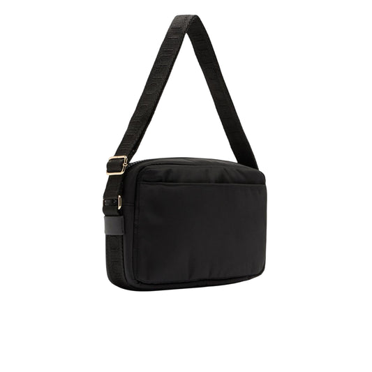 Borsa Donna media in nylon design squadrato retro