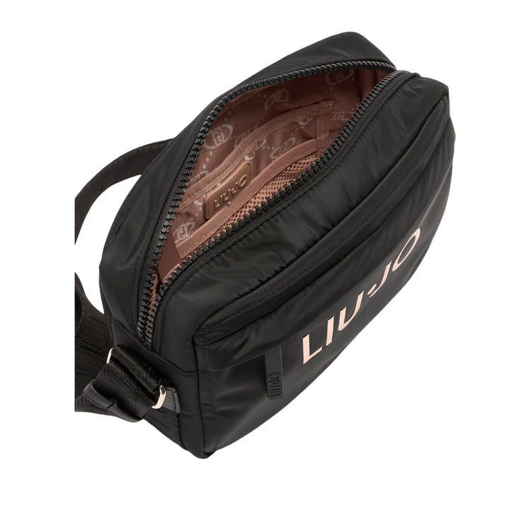 Borsa Donna media in nylon design squadrato interno