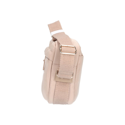 Borsa Donna in nylon, con maxi logo e tasca frontale