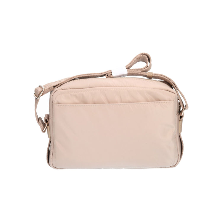 Borsa Donna in nylon, con maxi logo e tasca frontale