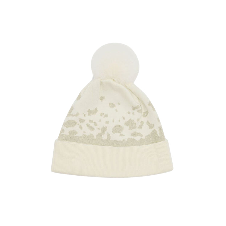 Berretto Donna animalier con pompon