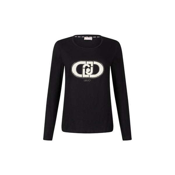 T-shirt Donna a maniche lunghe con logo