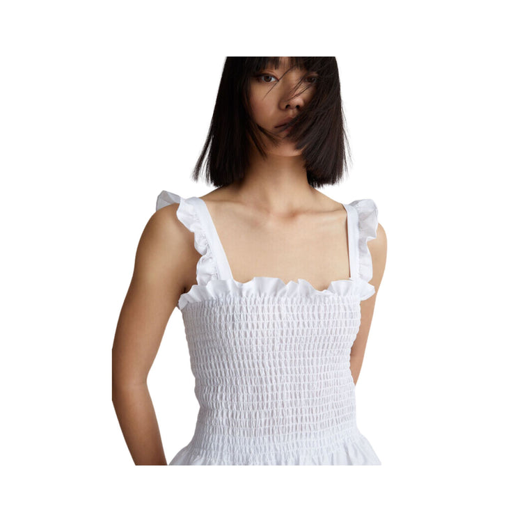 Top femme avec fronces sur le corsage