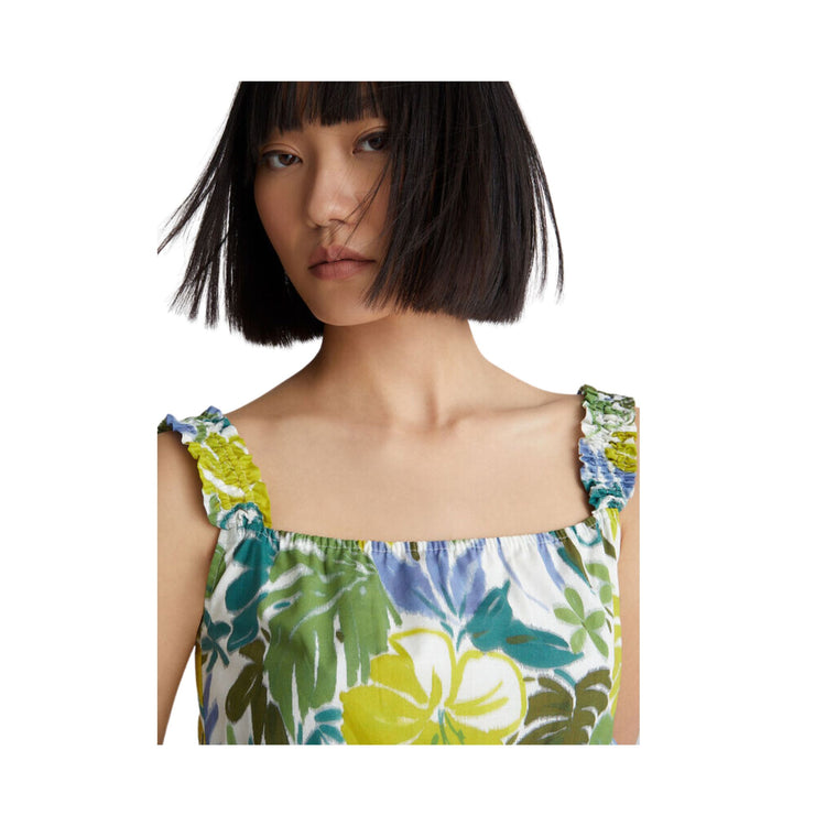 Top femme à motif fleuri