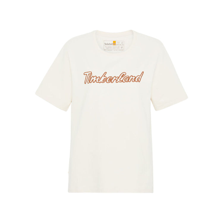 T-shirt Donna con logo a contrasto