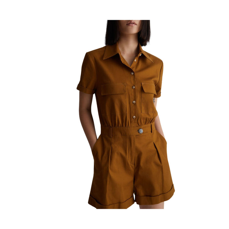 Women's playsuit with cut out