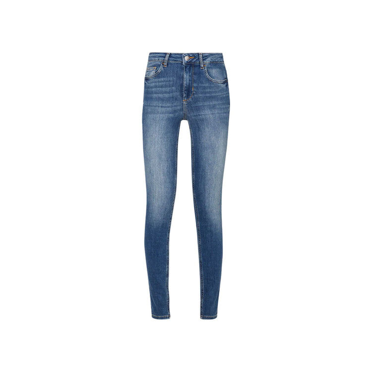 Jean femme skinny taille haute