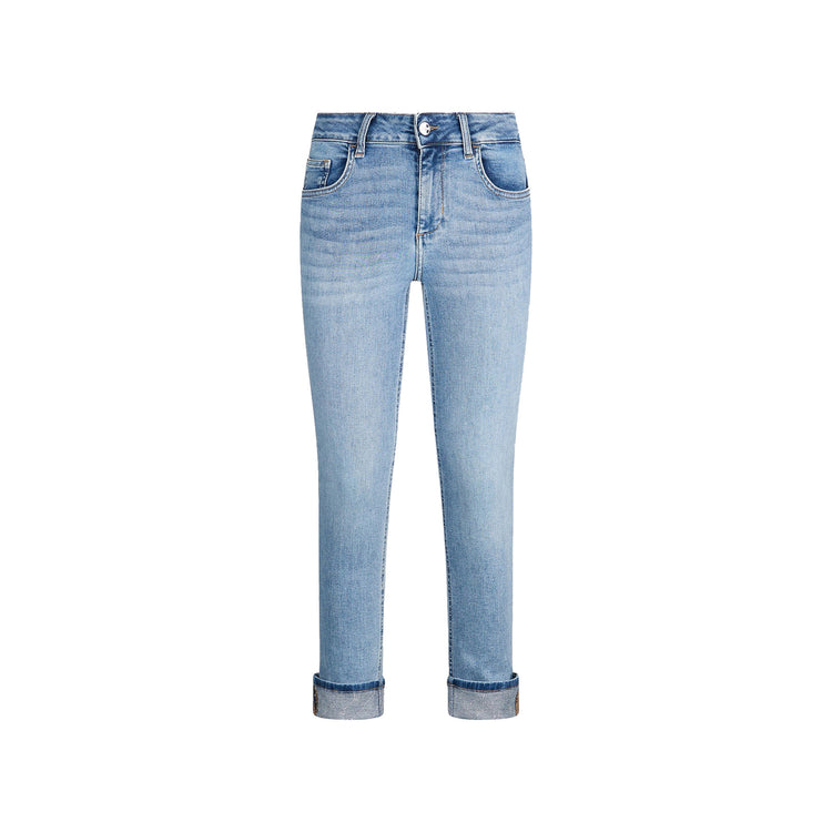 Jeans Skinny Donna con risvolto