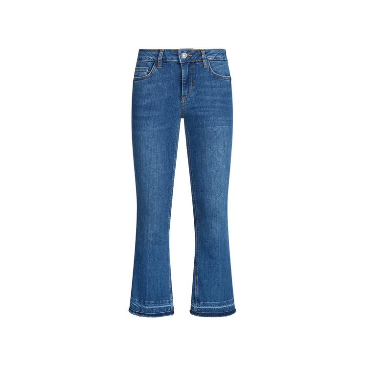 Jeans Donna bootcut blu scuro