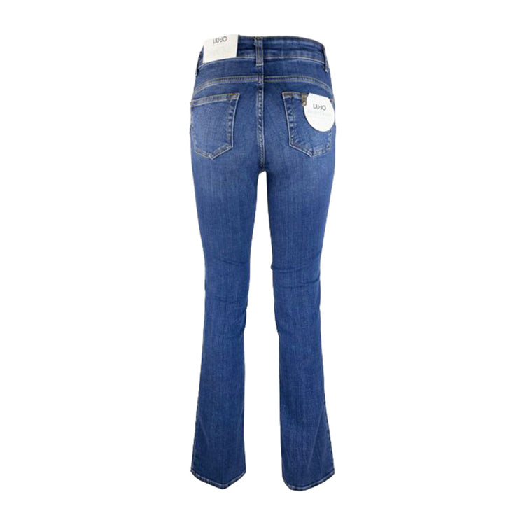 Jean femme avec poches carrées devant