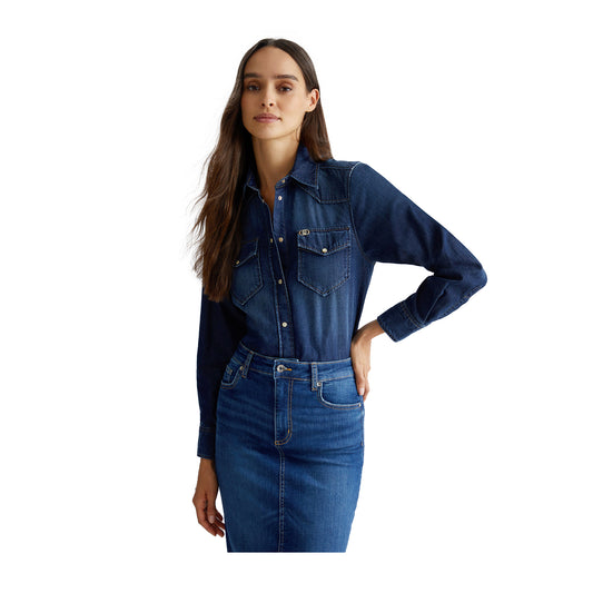 Women's Shirt with Pockets with Flap and Buttons