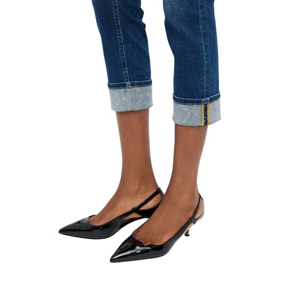 Jeans Skinny Donna con risvolto dettaglio