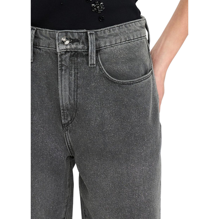 Acquista subito il Jeans da Donna, realizzato in denim di cotone, modello a cinque tasche, gamba dritta, e modello glitter firmato LiuJo su Martini 900: vieni a scoprire tutta la collezione sul nostro sito