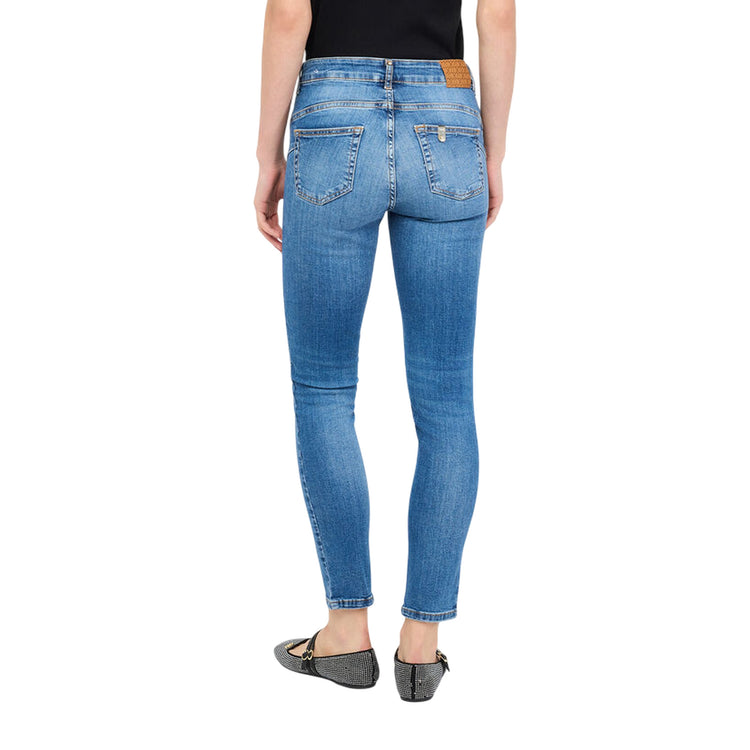 Jeans skinny Donna a vita alta modella retro