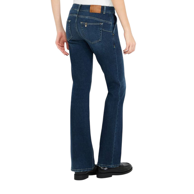 Jeans Donna bootcut a vita bassa modella retro