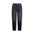 Jeans Donna carrot fit in denim nero